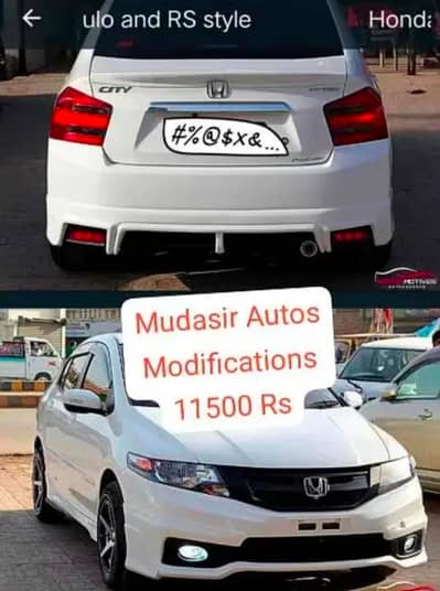 Honda city body kit