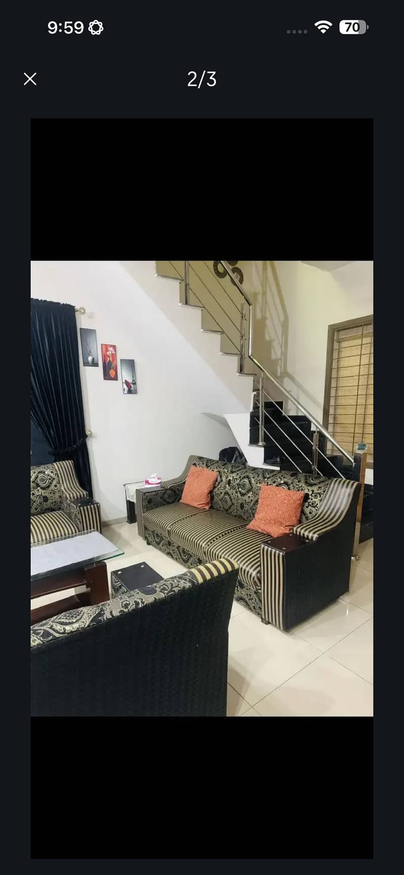 Sofa set in mint condition 1
