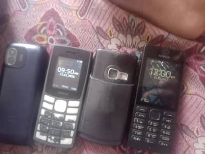 Nokia 150 . . . Nokia 105. . . . Nokia n70 hor itel