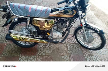 Honda CG 125 Self Start SE gold 2024/25 model