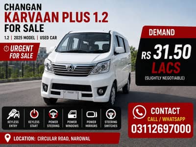 Changan karvaan plus for sale 1.2