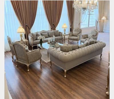 Gulabi Floral French Sofa