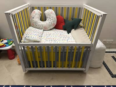 Large Baby Cot with Storage