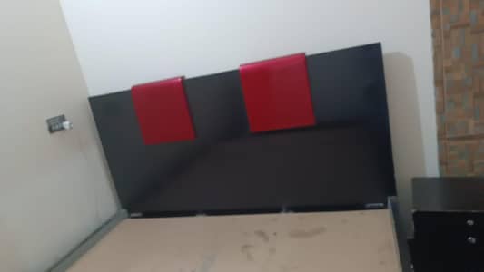 Deco glass Polish double bed king size for urgent sale