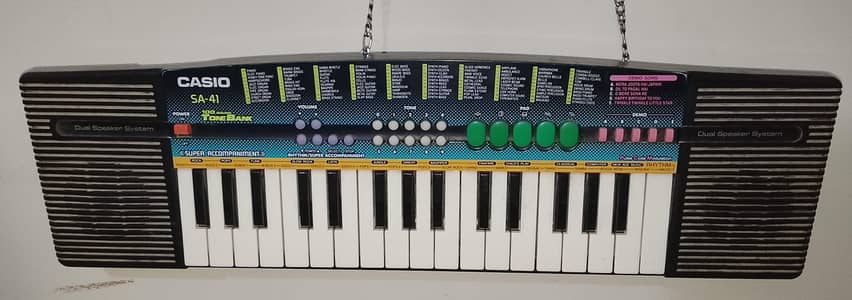 Casio sa-41 piano - working condition required 6 batteries