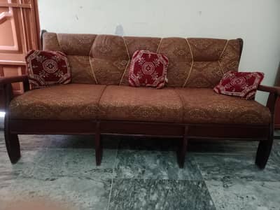sale bed an d five seat sofa
