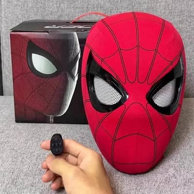 Spider-Man Mask with movable eyes [chin control]