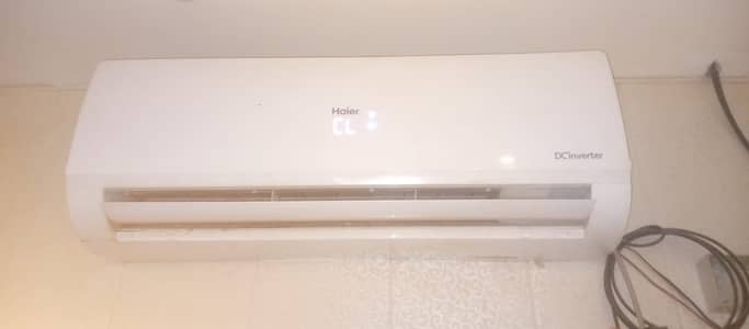 haier ac 1.5 ton model hsu 19hfcs new only 20 day's use urgent sell