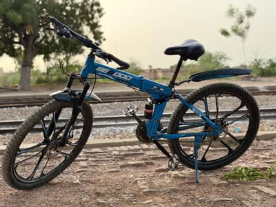 foldable mountain Double jump bike 26" slightly used