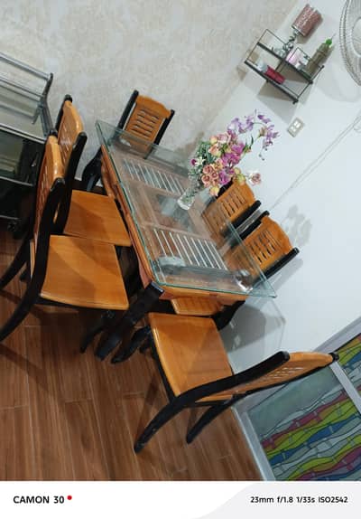 6 seater dining table