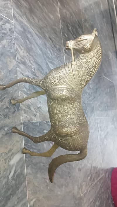 100% copper horse  decorations piece