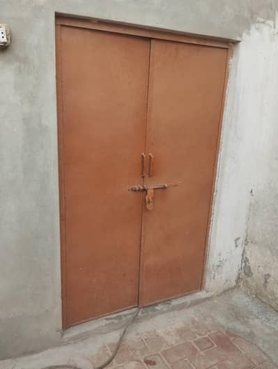 Iron door plus window