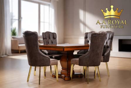 Dining Table with Dining Chair | 4 Seater | 6 Seater | Customized