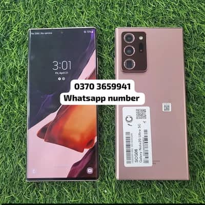 Samsung Mobile Note 20 Ultra pta approved contact WhatsApp