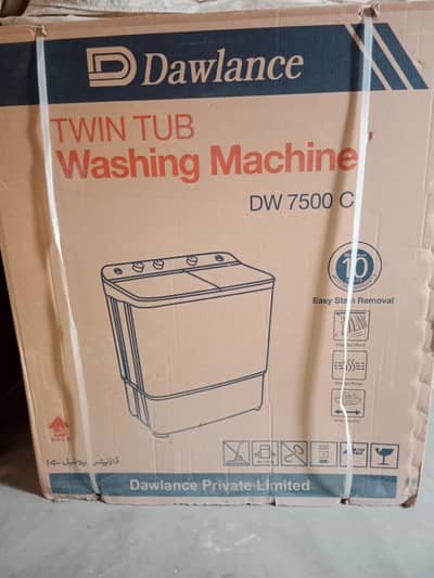 Dawlance D-W 7500C Twin Tub Washing Machine |Brand New Box Pack| White