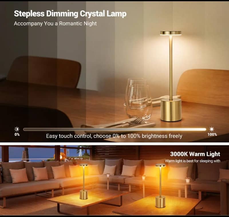 Rechargeable Table Touch Lamp 4