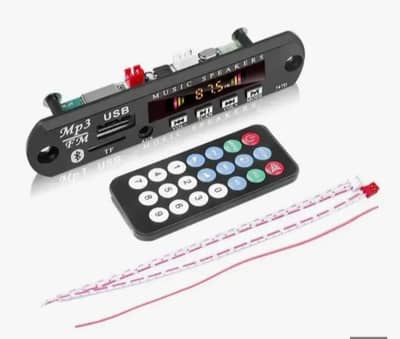 Bluetooth mp3 card input voltage 5v to 12v