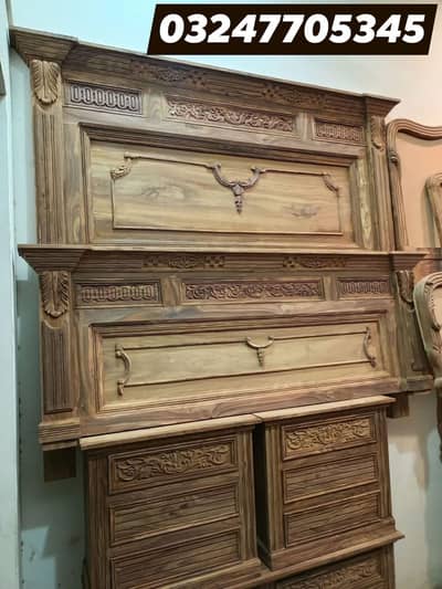 double bed/Chinioti bed set/wooden bed/side table/dressing/sofa/chairs
