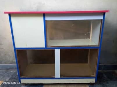 wood counter