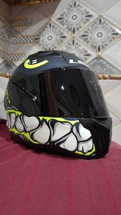 ls2 FF810 Vigo Sarbul Black Yellow Blue GLOW