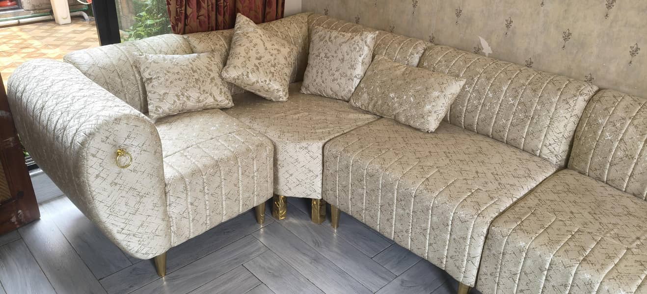 Imported L shape sofa set. 1