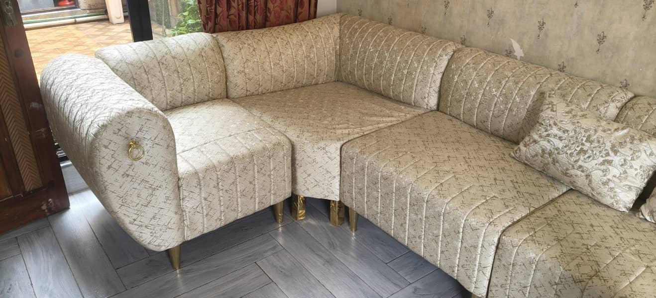 Imported L shape sofa set. 5