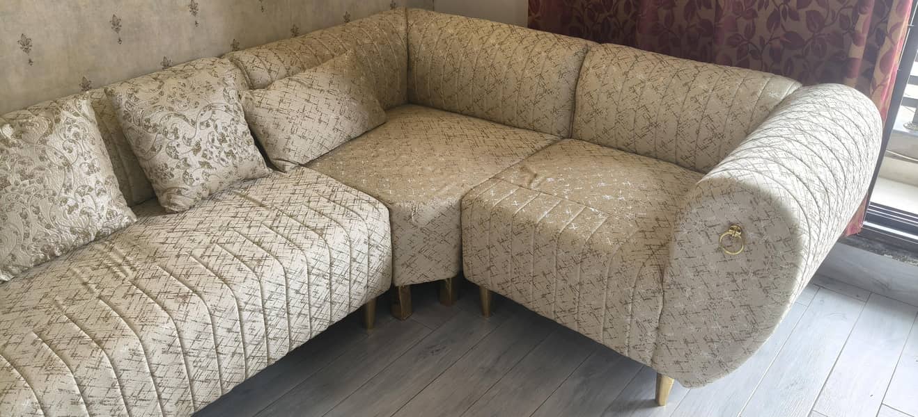 Imported L shape sofa set. 6
