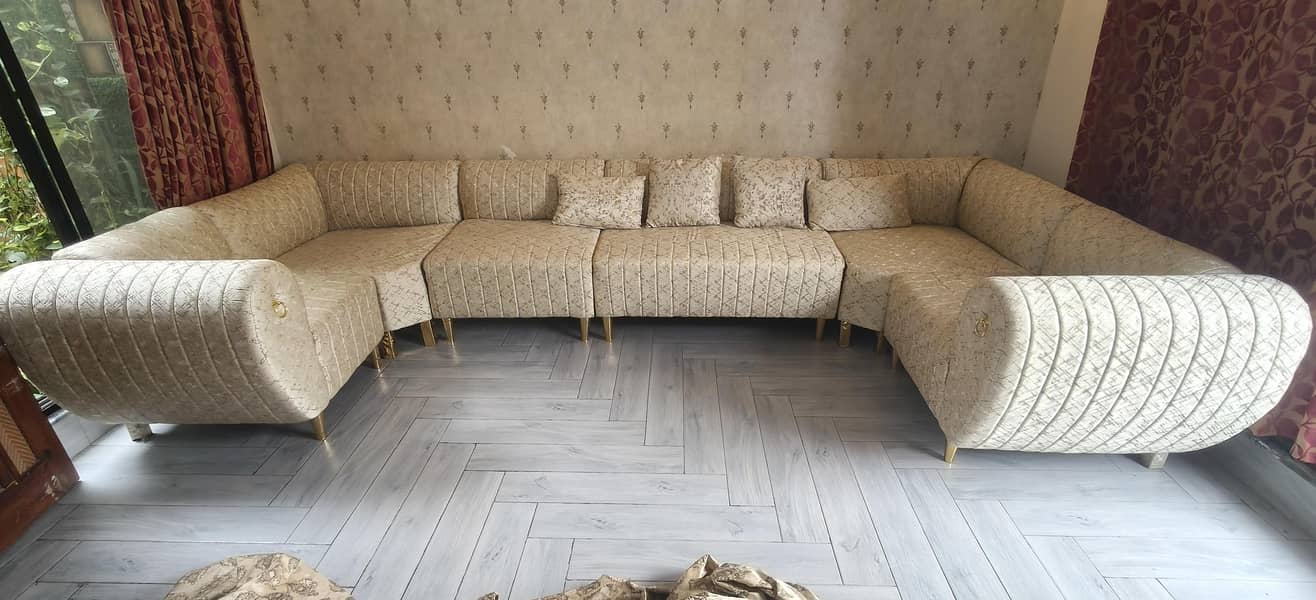 Imported L shape sofa set. 8