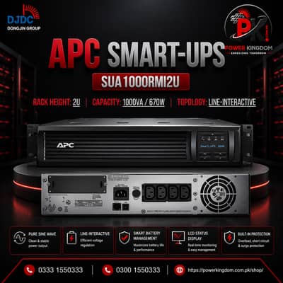 APC Smart ups SUA3000RMI2U Rackmount Pure Sine Wave UPS