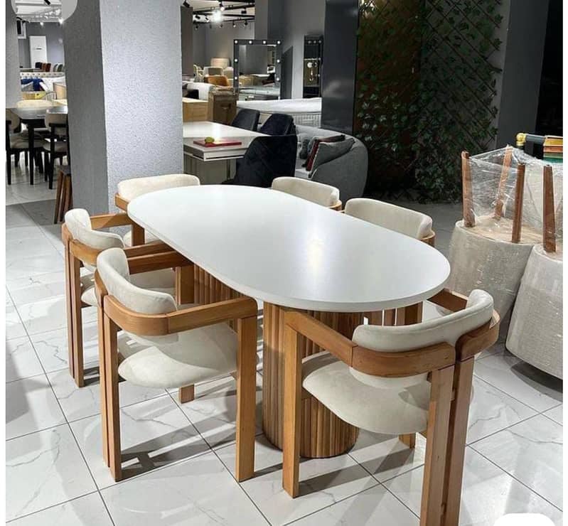 Dining Table Dining Table Set 6 Seater Customized Design 1