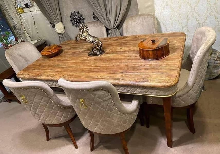 Dining Table Dining Table Set 6 Seater Customized Design 14