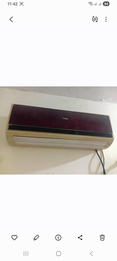 Haier ac 1.5 ton