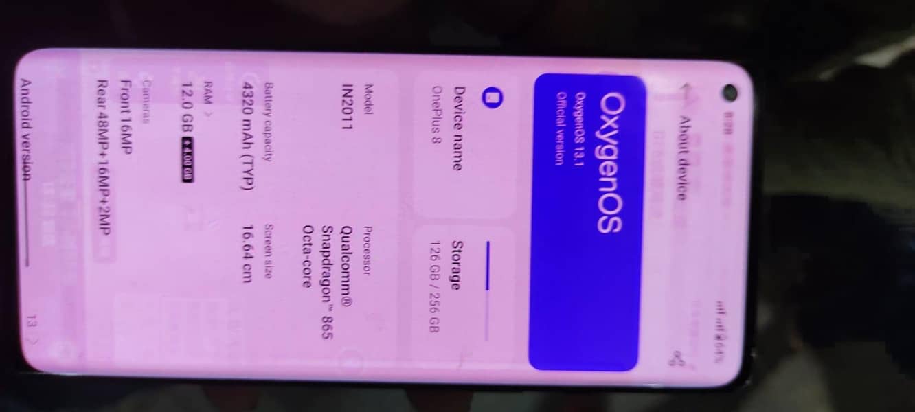 One Plus 8 pta proof 4