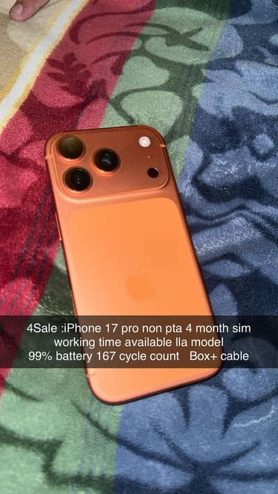 iPhone 17 pro non pta sim time available