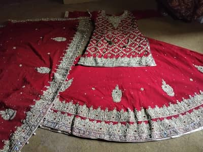 Used lehnga 1 time for sale.