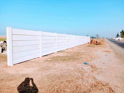 Precast Boundary Wall Material, Building Material, Grey Structure