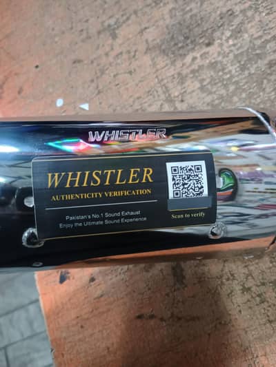 Whistler silencer 100% genuine whistler with QR code