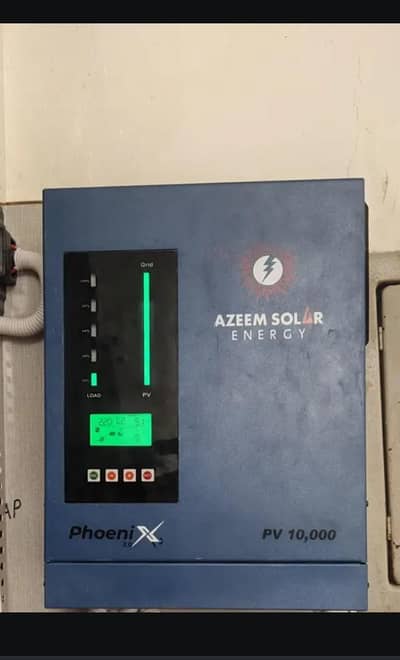 Azeem Soler 7Kw invertrr with wapda sharing call 03055488979