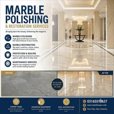 Floor Polish Services in Islamabad | Marble Polishing & Restoration
