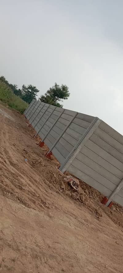 Precast Boundary Wall Panel- Concrete Boundary Wall- Precast Roof Slab