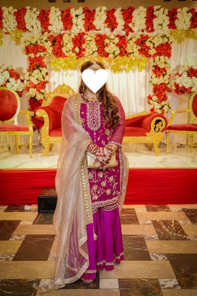 Nikah dress with gharara