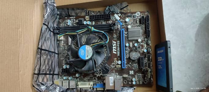 4TH GEN MOTHERBOARD I5 4TH GEN PROCESSOR 8GB RAM HYPERX