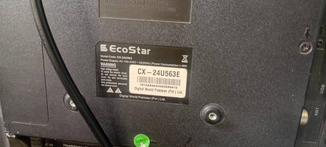 Ecostar LED model CX-24U563 22 inches