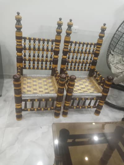 wooden Chairs and table
