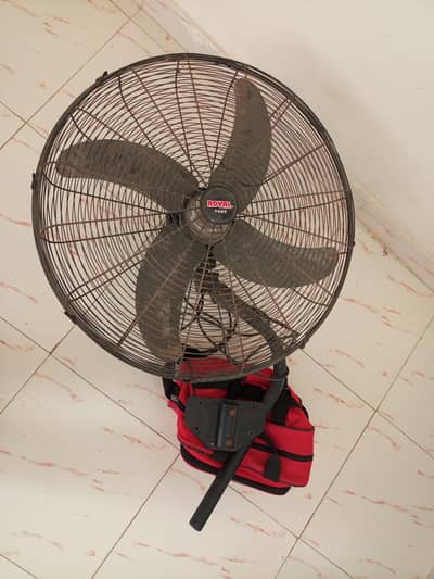 Royal Fans Full Size Industrial Wall Fan – Excellent Working Condition