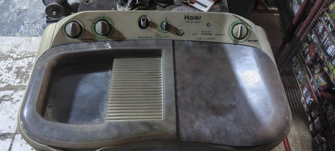 Haier double washing machine