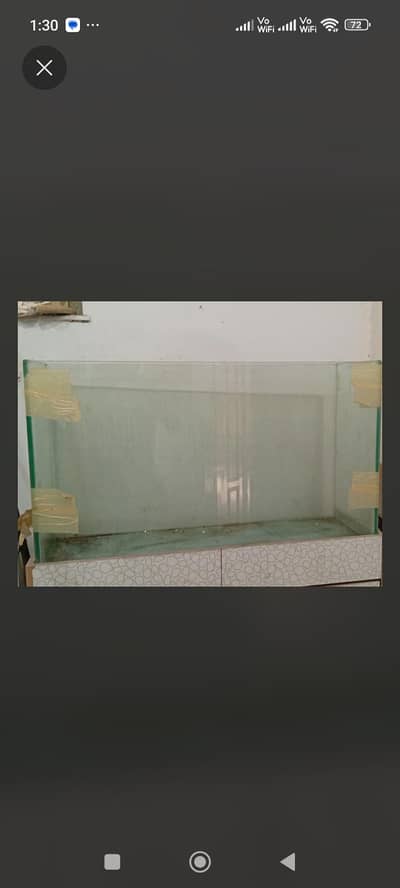 Brand New Custom Glass Fish Tank (42" x 13.5" x 24") – Never Used