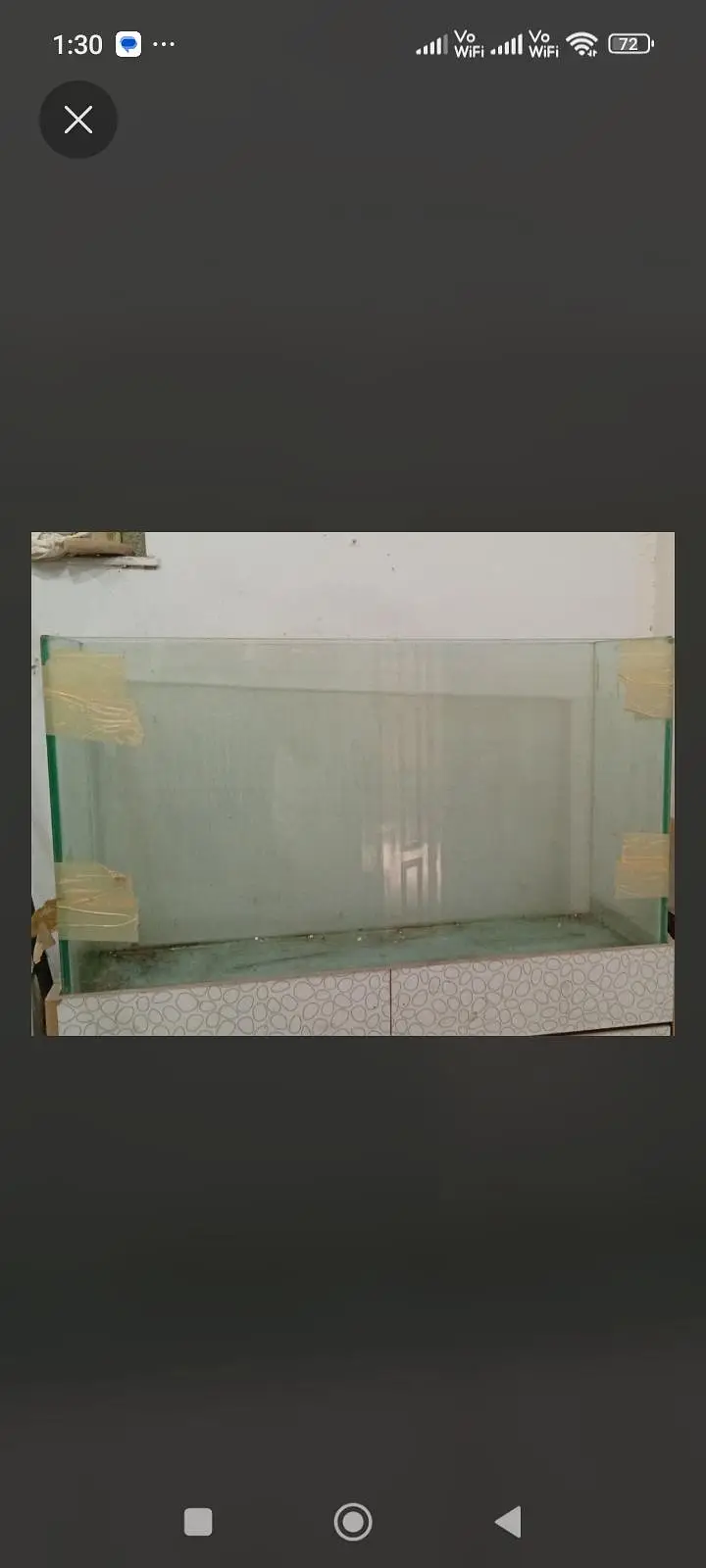 Brand New Custom Glass Fish Tank (42" x 13.5" x 24") – Never Used