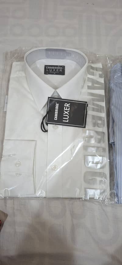Cambridge and Royal Tag brand new packed dress shirt formal shirt