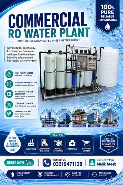 Commercial RO Water Plant / RO Plant Water Plant / RO Filter Plant